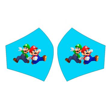 Mascarilla Mario y Luigi