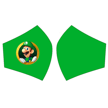 Mascarilla Luigi verde