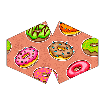 Mascarilla Donuts de colores